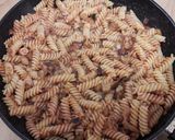 Pas rețetă Fusilli cu vinete, ciupercuțe și sos de roșii 5 fotografie