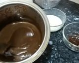 A picture of step 2 of Oreo chocolate cake.