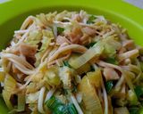 Foto langkah ke 5 dari resep Tumis Kulit jagung muda jamur enoki.