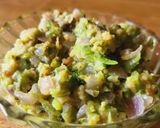 A picture of step 4 of Ridge gourd thecha.