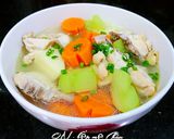 Hình bước làm 2 của món Canh gà hầm củ