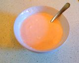 Tejfölös, kolbászos zöldbableves recept fázis 3 fotója
