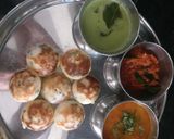 A picture of step 4 of Kuzhi Paniyaram.