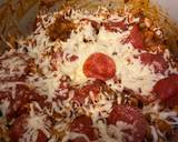 Pizza pasta bake recipe step 1 photo