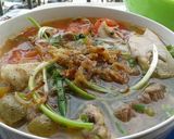 Hình bước làm 4 của món Bún sườn sấu