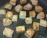A picture of step 2 of Paneer makhani.