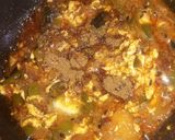 A picture of step 4 of Paneer keema salan.