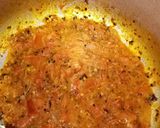 A picture of step 6 of Alu ki tarkari.