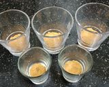 A picture of step 1 of Coffee Custard Pudding.