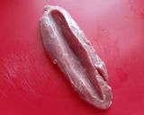 Bacon-ös gombás sertésszűz vele sült krumplival recept fázis 2 fotója