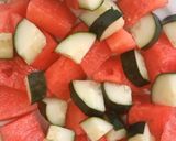 Foto del passaggio 5 della ricetta Insalata estiva anguria,feta,cetrioli e...😋