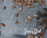 A picture of step 2 of Oven Roasted Jackfruit Seeds.
