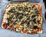 Foto del paso 5 de la receta: "Pizza" con base de calabacín! 🥒