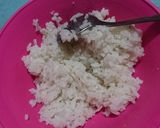 Foto langkah ke 2 dari resep Bola Nasi Keju (jamur+wortel+abon).