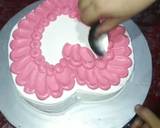 Heart shape cake with cocktail filling recipe step 9 photo