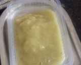 A picture of step 5 of Green grapes sorbet.