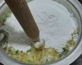 A picture of step 2 of Khichu locho.