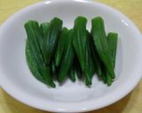 減醣夏曰涼拌菜-鹽麴秋葵的食譜步驟2照片
