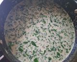 A picture of step 2 of Methi Mater Malai.