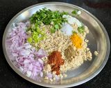A picture of step 1 of Soya Masala Paratha 🫓 (Protein pack tiffin).