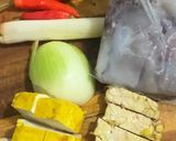 Foto langkah ke 1 dari resep Cumi Tempe Tahu Tiram.