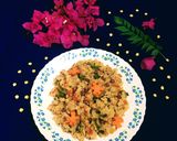 A picture of step 9 of Rava Upma.