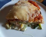 Foto del paso 5 de la receta: Torre de panqueques de zapallitos con salsa blanca