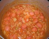 Foto del paso 6 de la receta: Guiso rápido de latas con arroz, papa y salchichas
