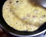 A picture of step 7 of French omelette.