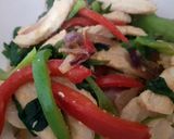 A picture of step 4 of My Chilli Chicken Stirfry.