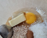 Foto del paso 1 de la receta: Mega galleta de almendras, coco y canela 🌱 sin azúcares agregados ni edulcorantes 🌱 keto 🌱