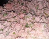 Foto del paso 2 de la receta: Espaguetis con carne molida de pollo 🍜