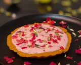 A picture of step 7 of Rose Shrikhand in motichur tart.