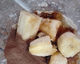 Foto del paso 1 de la receta: Budín de avena, chocolate y banana. Fit