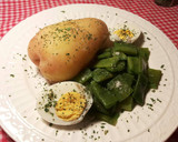 Foto del paso 12 de la receta: Patata pera y judías verdes cocidas, con ali oli de tomates secos