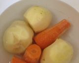 Foto del paso 1 de la receta: Chips potato (papas) zanahoria al horno!!