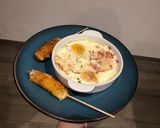 Une image de l'étape 6 de Œufs cocotte avec des mouillettes de gruyère panés.