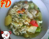 Foto langkah ke 9 dari resep Soto Indomie Sayuran tanpa Daging ala FD ala kadarnya 😄🙈.