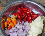 Foto langkah ke 1 dari resep Tumis Kangkung Cumi Asin.