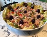 Une image de l'étape 20 de Salade de riz aux légumes,olives et pancetta grillée.