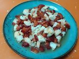 Ensalada o tartar de Langostinos con Fresas