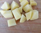 Foto del paso 1 de la receta: Coles de Bruselas con patatas y almejas