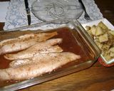 Foto del paso 5 de la receta: Merluza en salsa de cola y cubos de papa al jenjibre