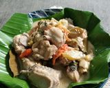 Foto langkah ke 5 dari resep Garang Asem Ayam (Pakai Santan dan Daun Pisang).