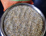 A picture of step 1 of Broken Pearl Millet Upma.