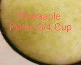A picture of step 4 of Pineapple Malpua in Rose Water Syrup.