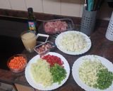 Foto del paso 1 de la receta: Mi versión de Ramen de cerdo y verduras