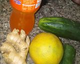 A picture of step 1 of Cucumber classy juice.