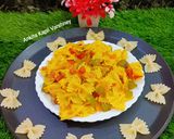 A picture of step 3 of Farfalle Pasta.