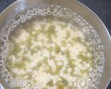 A picture of step 1 of Chinese idli from roti and daal.